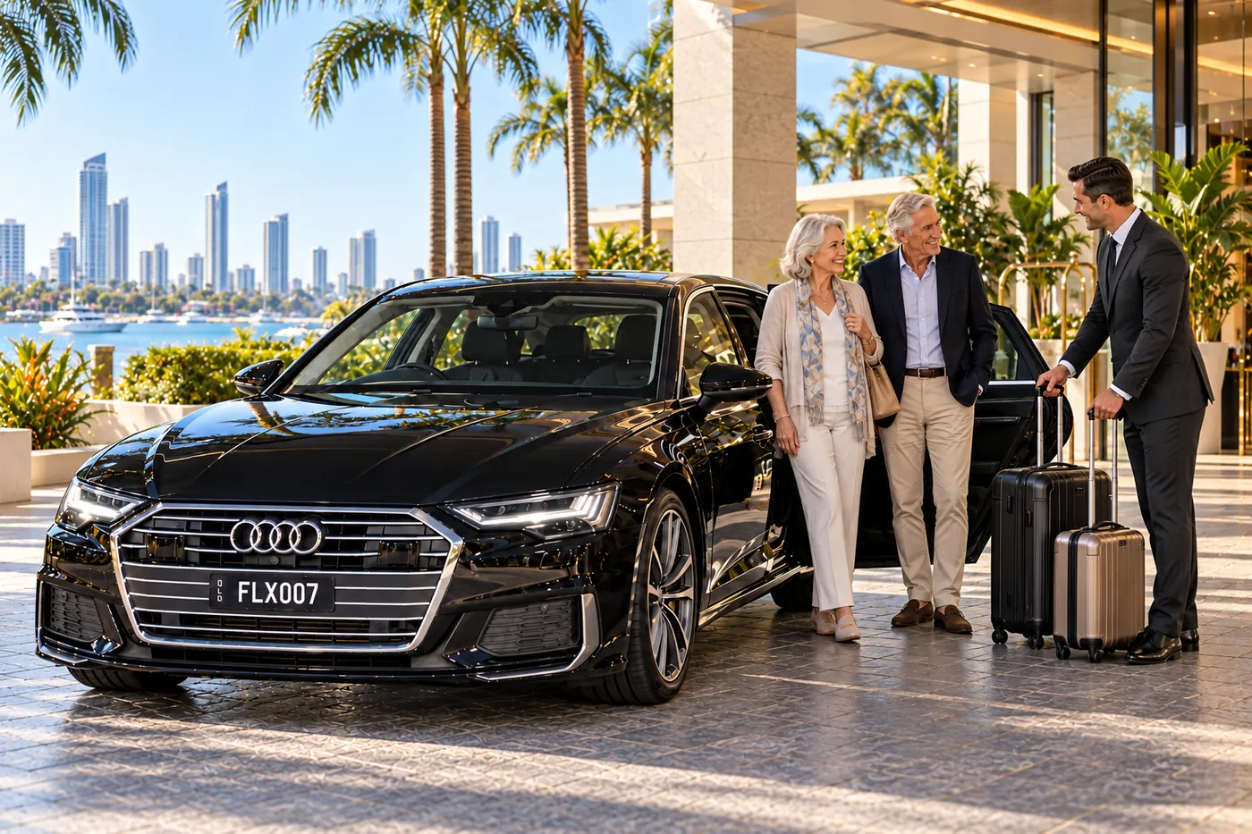Executive Audi Sedan on the Gold Coast
