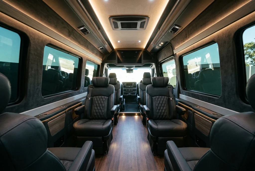 Mercedes Sprinter passenger cabin