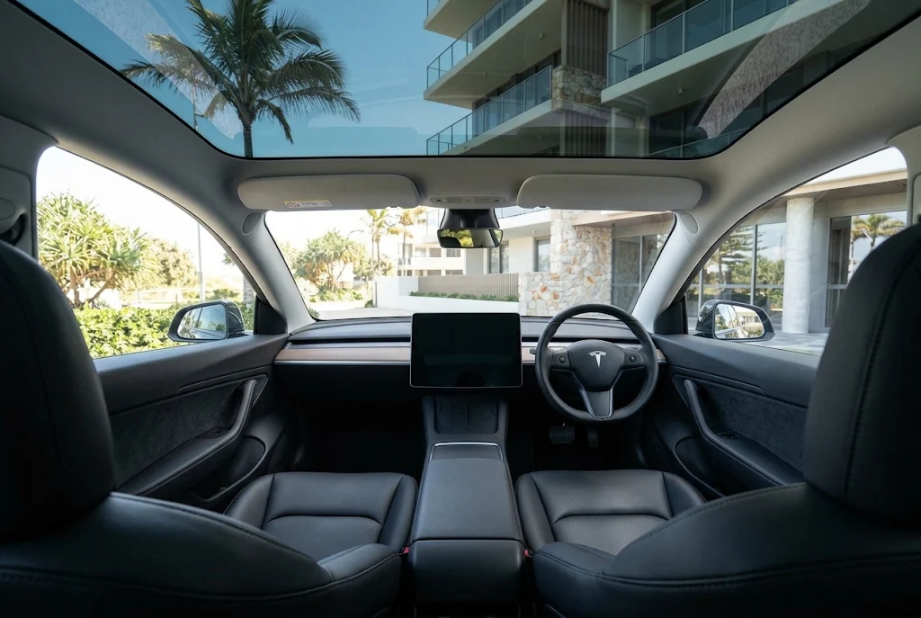 Tesla interior